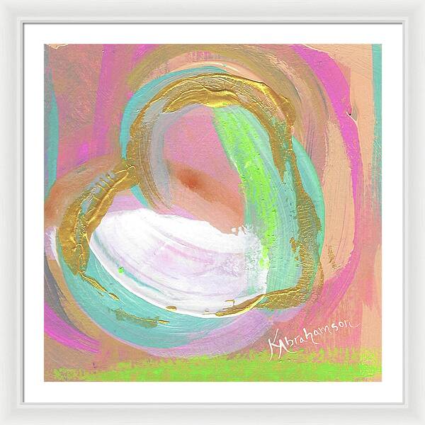 Heart Echo Love 2021 5 - Framed Print