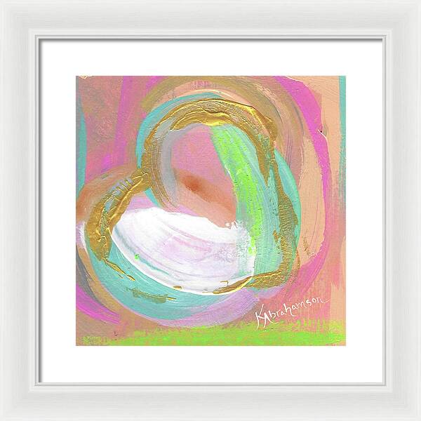 Heart Echo Love 2021 5 - Framed Print