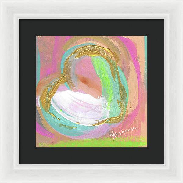 Heart Echo Love 2021 5 - Framed Print