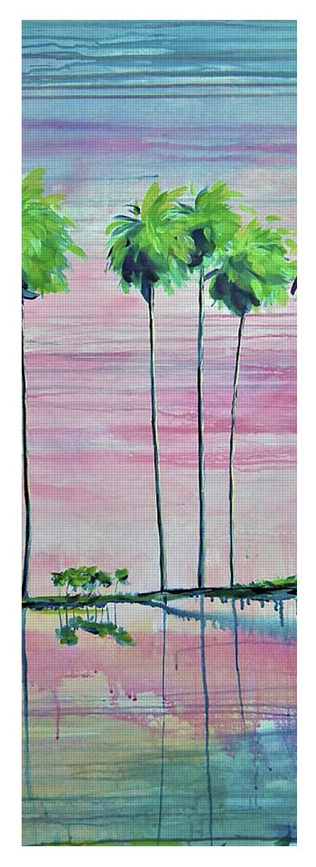 Intercoastal Pink Sky Reflections 2 - Yoga Mat