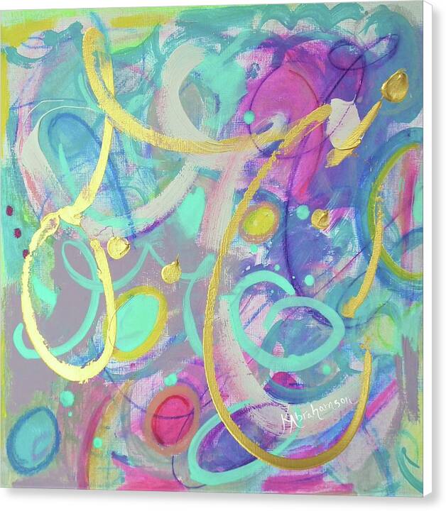 Live Colorfully 1 - Canvas Print