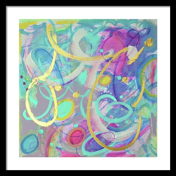 Live Colorfully 1 - Framed Print