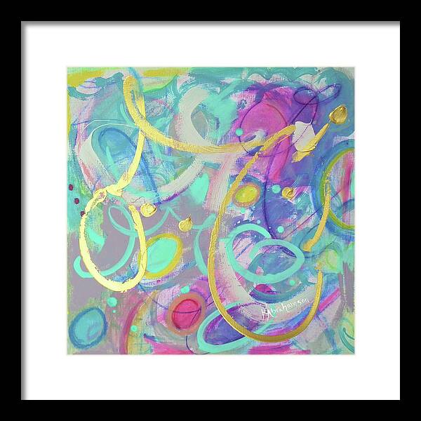 Live Colorfully 1 - Framed Print