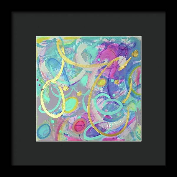 Live Colorfully 1 - Framed Print
