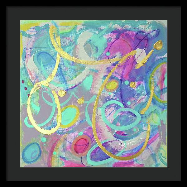 Live Colorfully 1 - Framed Print