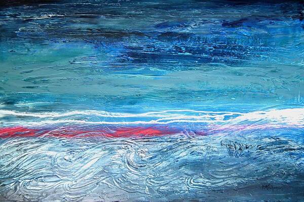 Magnificent Morning Abstract Seascape - Art Print