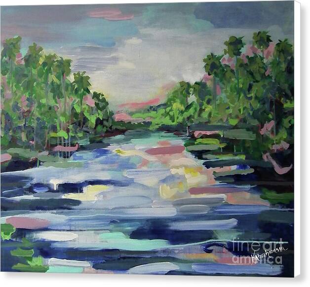 River Reflections Horizon - Canvas Print