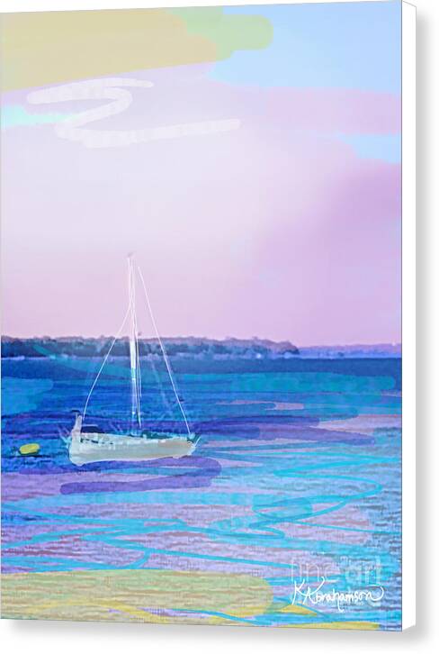 St. John's Sailboat 1 - Canvas Print