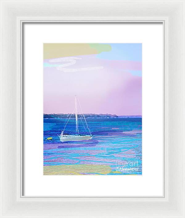St. John's Sailboat 1 - Framed Print