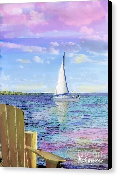 St. John's Sailboat 2 - Canvas Print