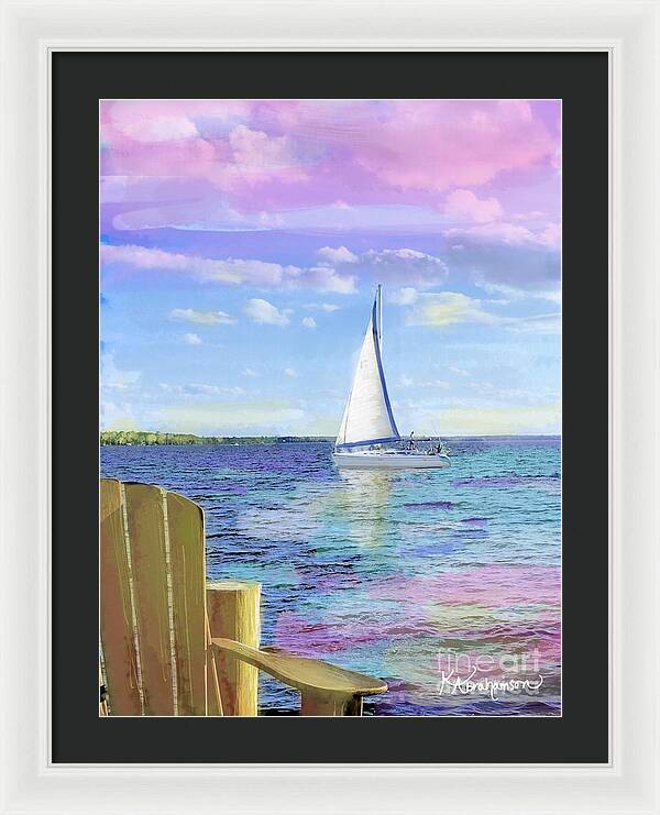 St. John's Sailboat 2 - Framed Print