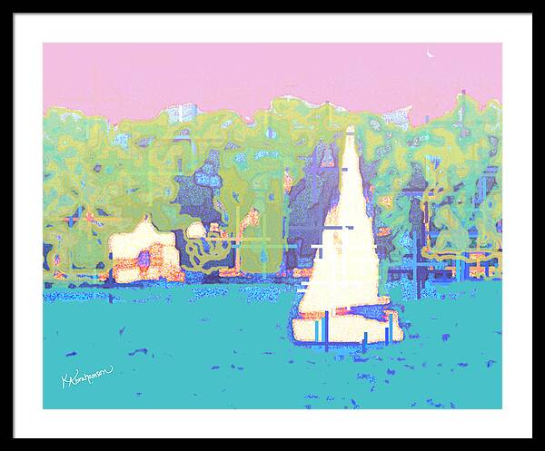 St. John's Sailboat 4 - Framed Print