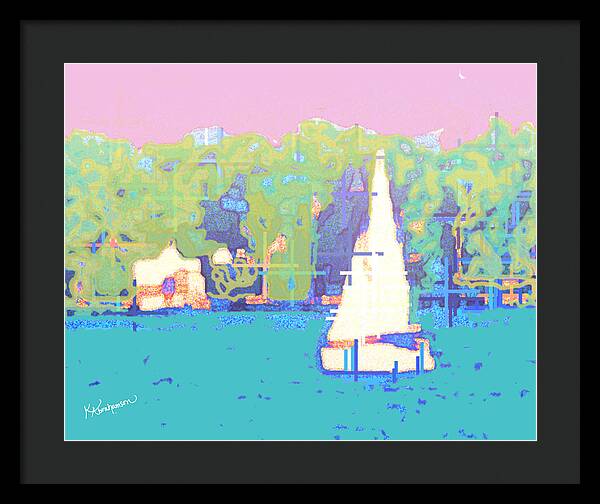 St. John's Sailboat 4 - Framed Print