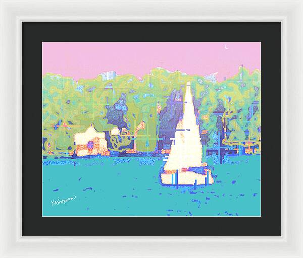 St. John's Sailboat 4 - Framed Print