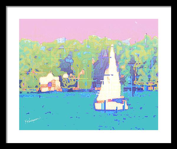 St. John's Sailboat 4 - Framed Print