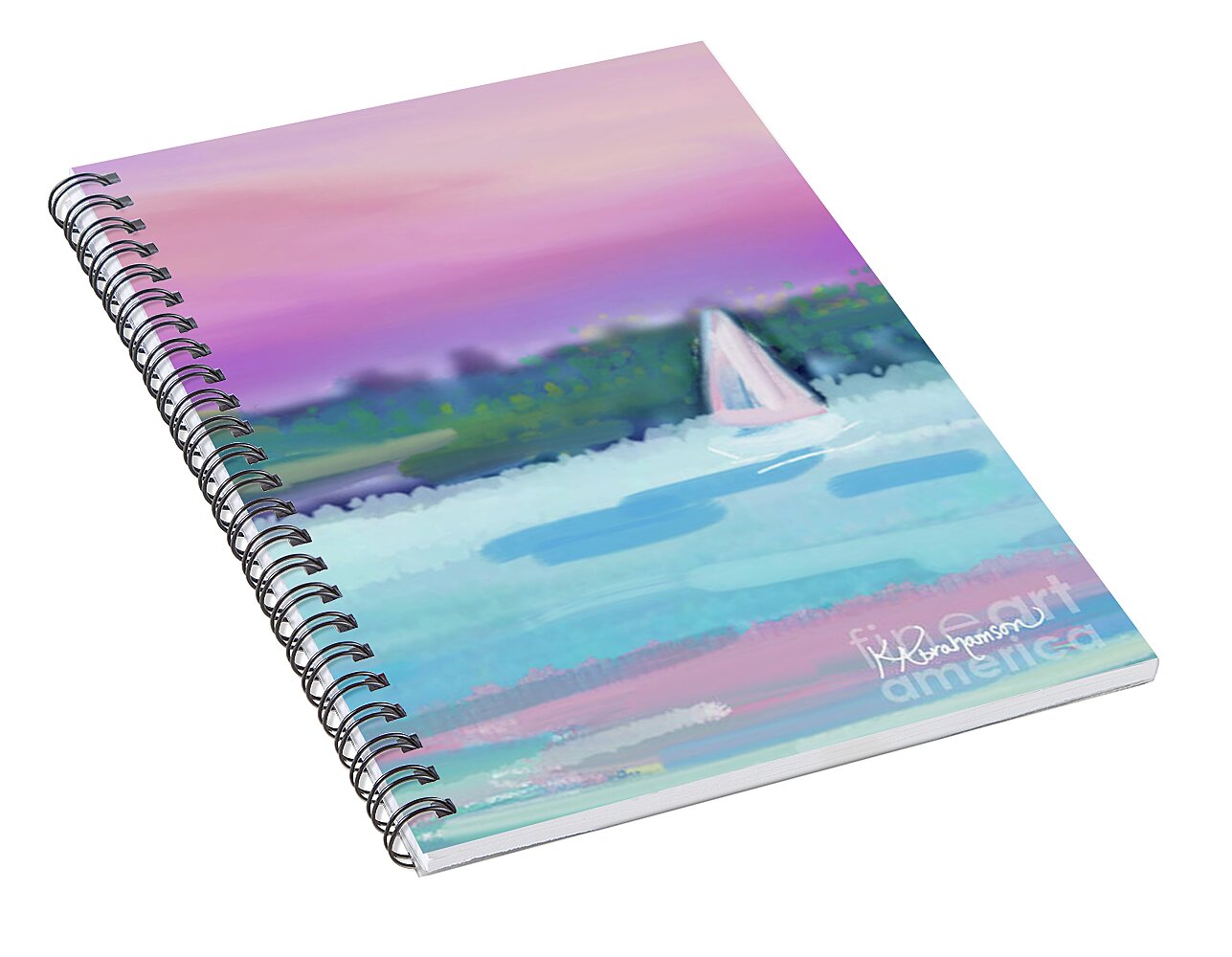 St. John's Sailboats 3 - Spiral Notebook