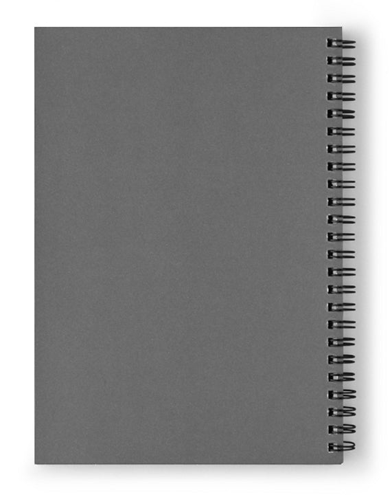 Navy Monstera Palm - Spiral Notebook