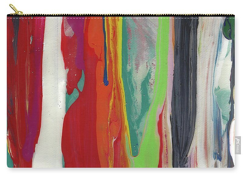 Tiny Treasures Abstract Painting 2012 01 - Zip Pouch