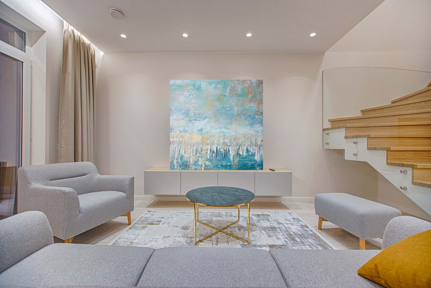 Limitless Sky Abstract Painting