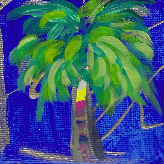 Tiny Treasures Palm Tree Painting 2020 #36