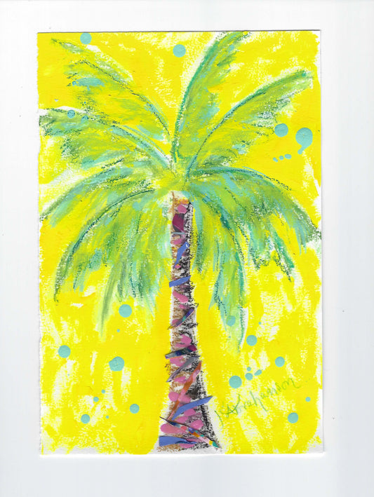 palm tree painting