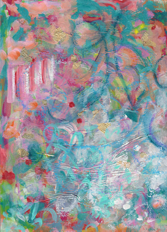 "Treasures Hidden Within I" Abstract Painting