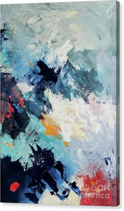 Abstract Mountains 3 - Canvas Print