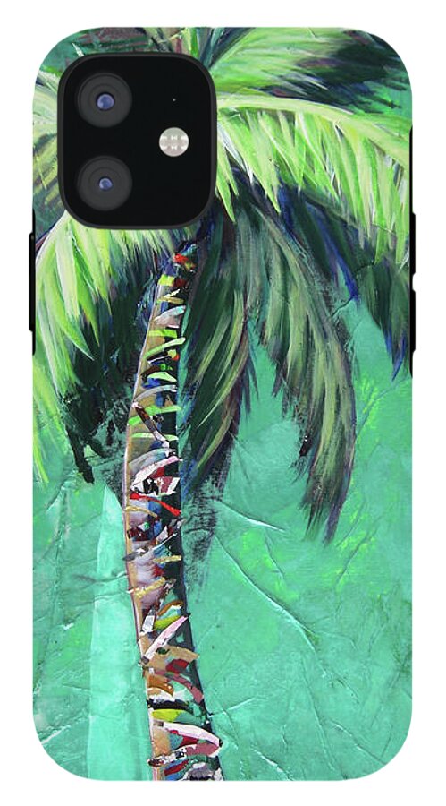 Aqua Palm Tree - Phone Case