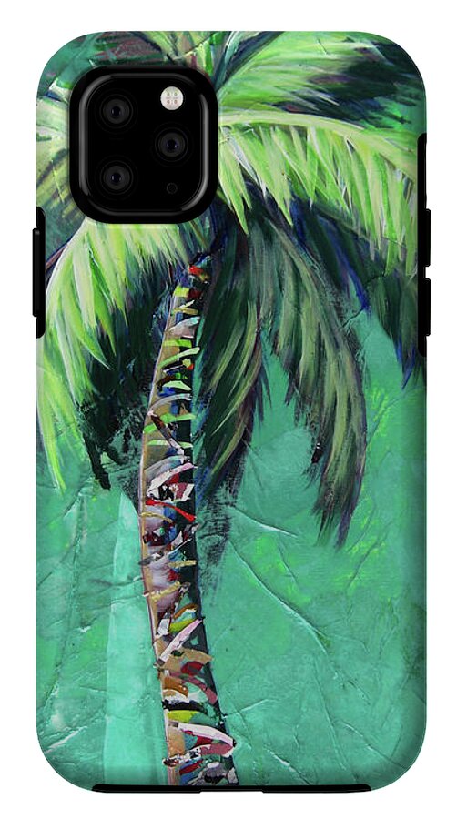 Aqua Palm Tree - Phone Case