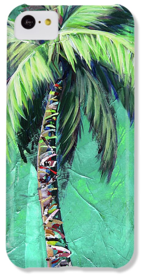 Aqua Palm Tree - Phone Case