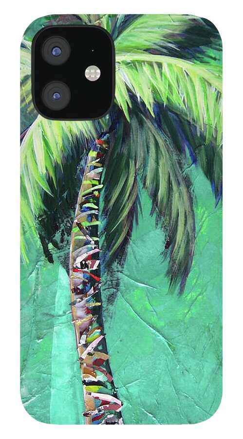 Aqua Palm Tree - Phone Case