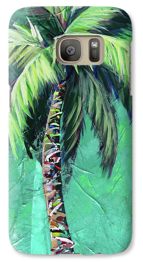 Aqua Palm Tree - Phone Case