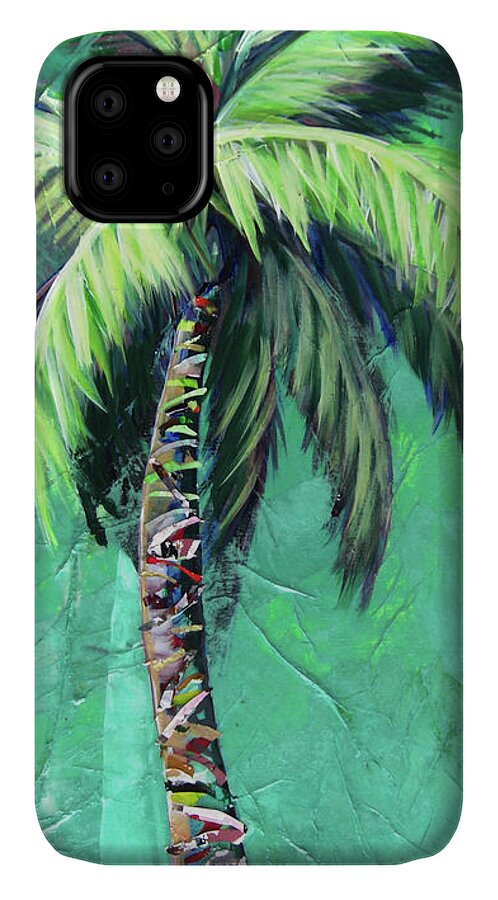 Aqua Palm Tree - Phone Case