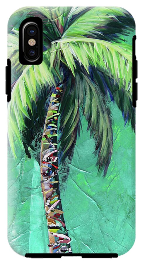 Aqua Palm Tree - Phone Case