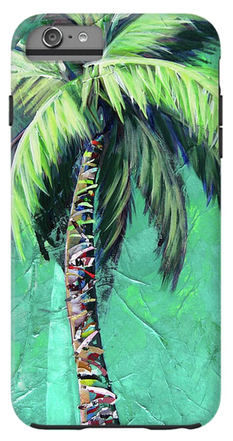 Aqua Palm Tree - Phone Case