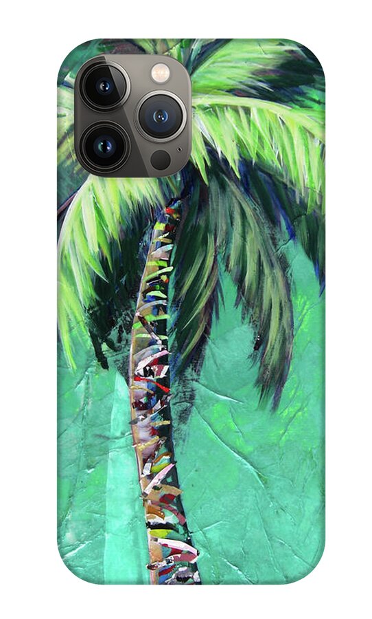 Aqua Palm Tree - Phone Case