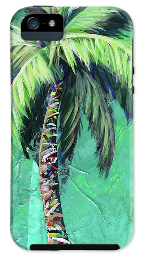 Aqua Palm Tree - Phone Case