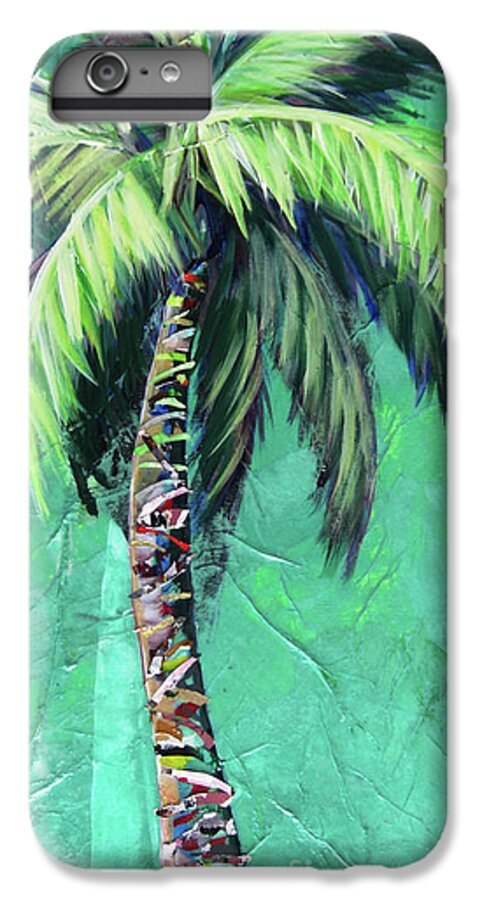 Aqua Palm Tree - Phone Case