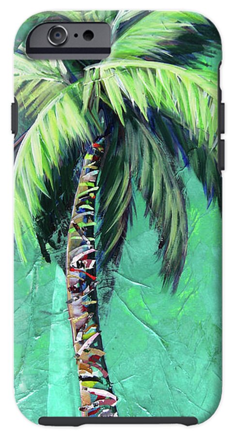 Aqua Palm Tree - Phone Case