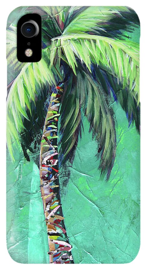 Aqua Palm Tree - Phone Case