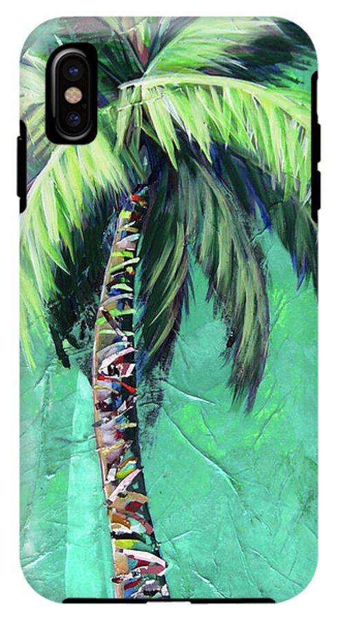 Aqua Palm Tree - Phone Case