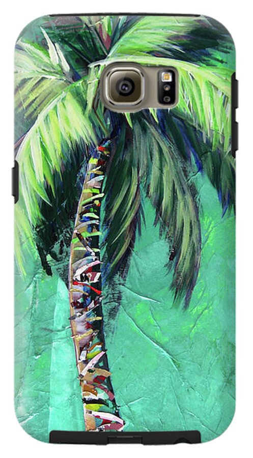 Aqua Palm Tree - Phone Case