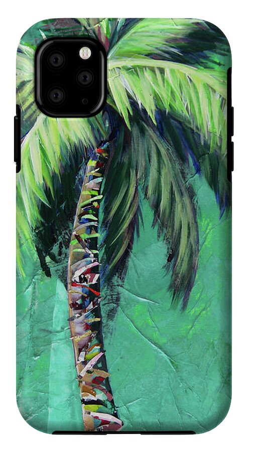 Aqua Palm Tree - Phone Case