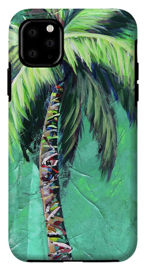 Aqua Palm Tree - Phone Case