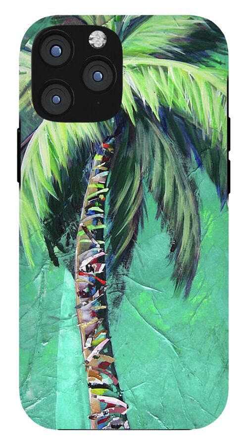 Aqua Palm Tree - Phone Case