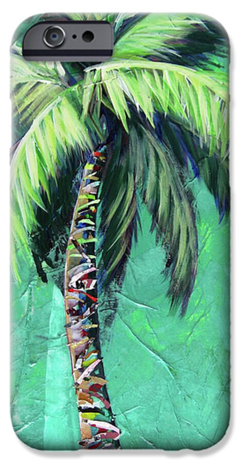 Aqua Palm Tree - Phone Case