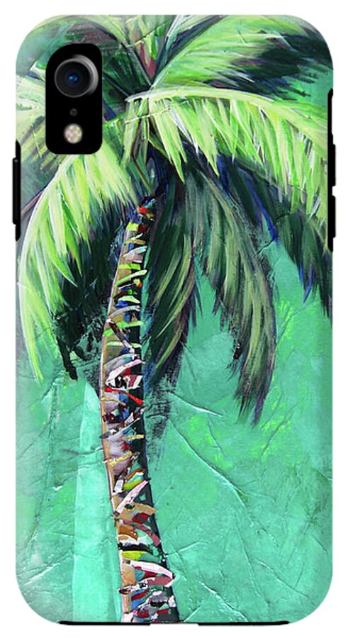 Aqua Palm Tree - Phone Case