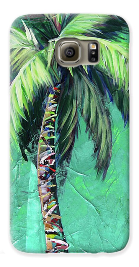 Aqua Palm Tree - Phone Case