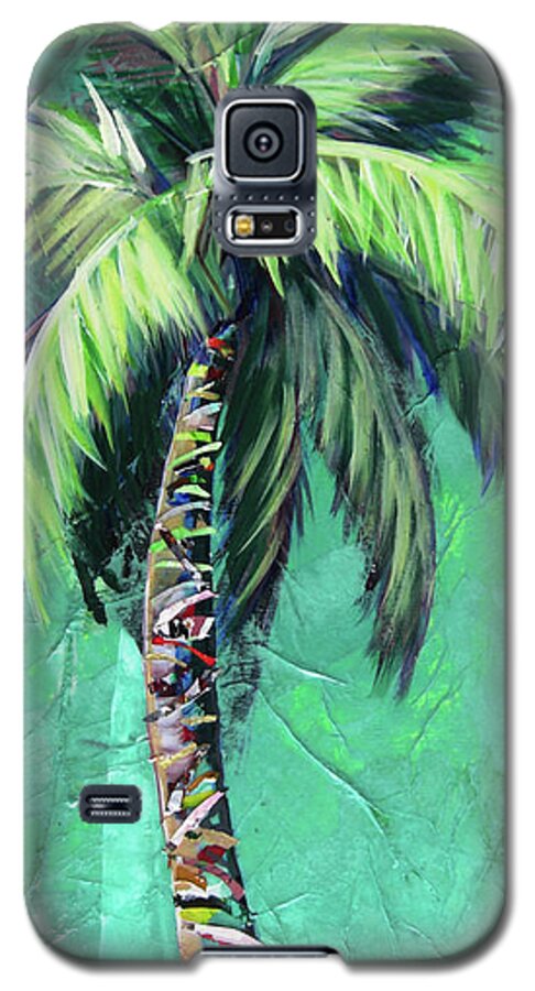 Aqua Palm Tree - Phone Case