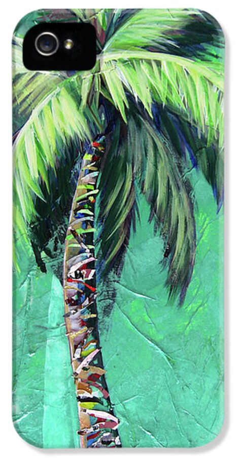 Aqua Palm Tree - Phone Case